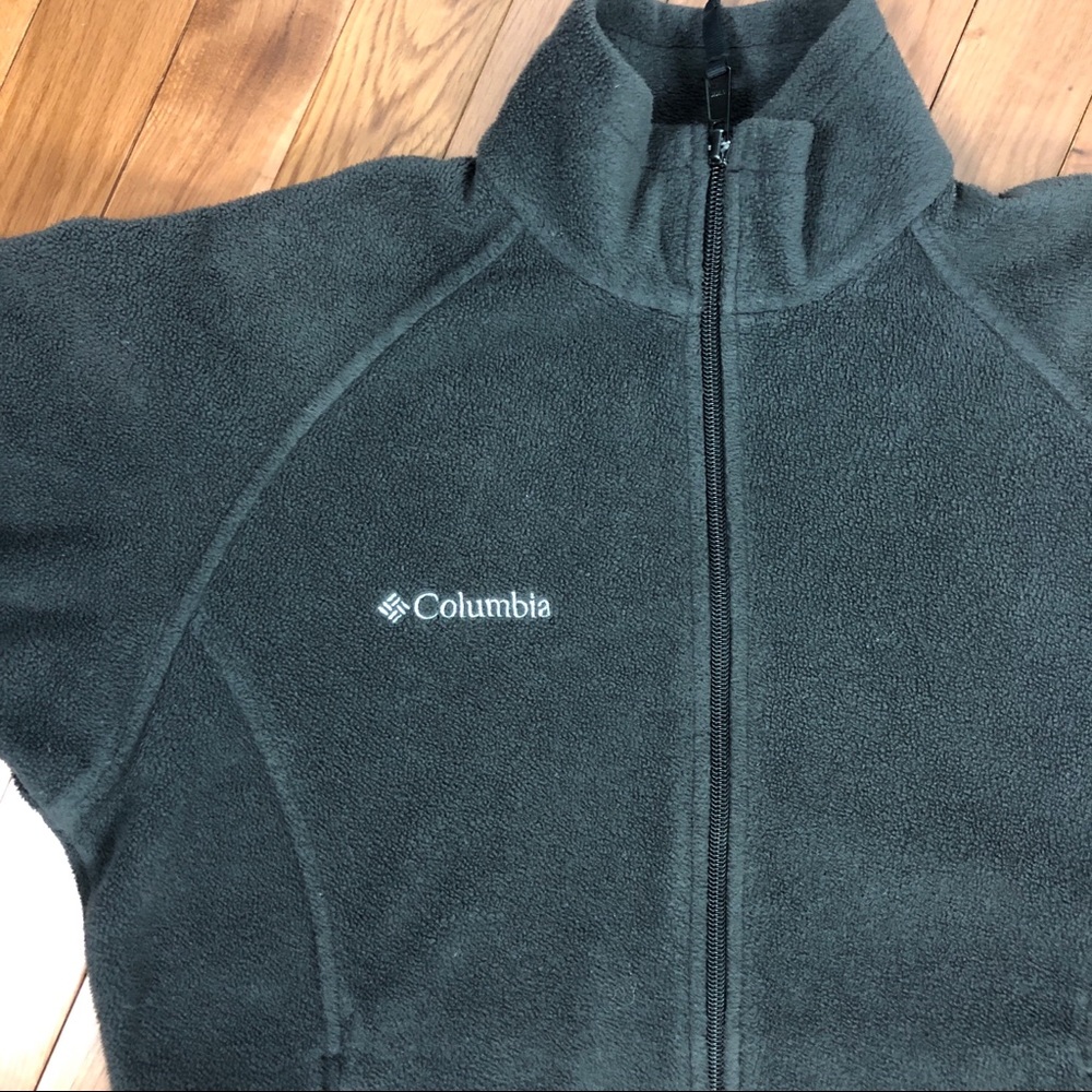 COLUMBIA Women’s Gray Full Zip Fleece S
